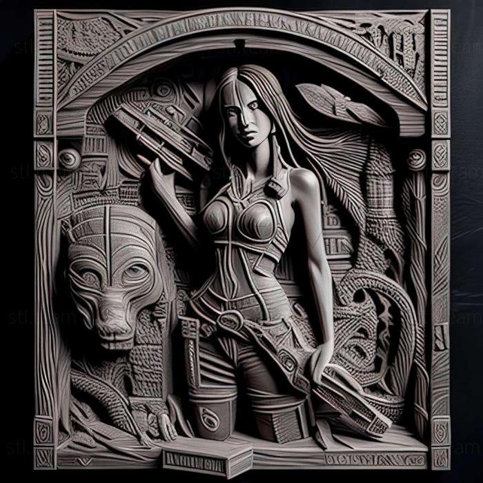 3D model Lara Croft and the Guardian of Light All the Trappings (STL)